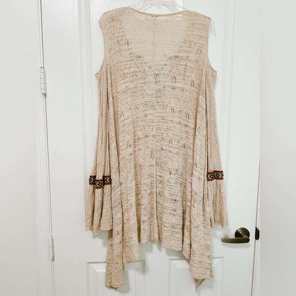 Free People Cream Boho Top - Picture 3 of 6